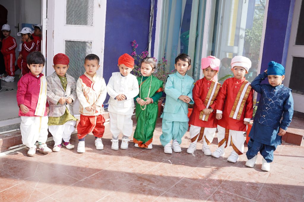 Fancy Dress — young boys in traditional Indian attire